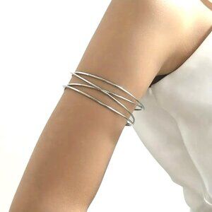 Upper Arm Cuff Bracelet Boho Hippie Armlet Mimimalist Simple Egyptian Stylish